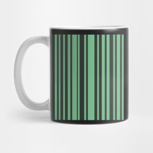 retro minimalist bold design mint stripes Mug